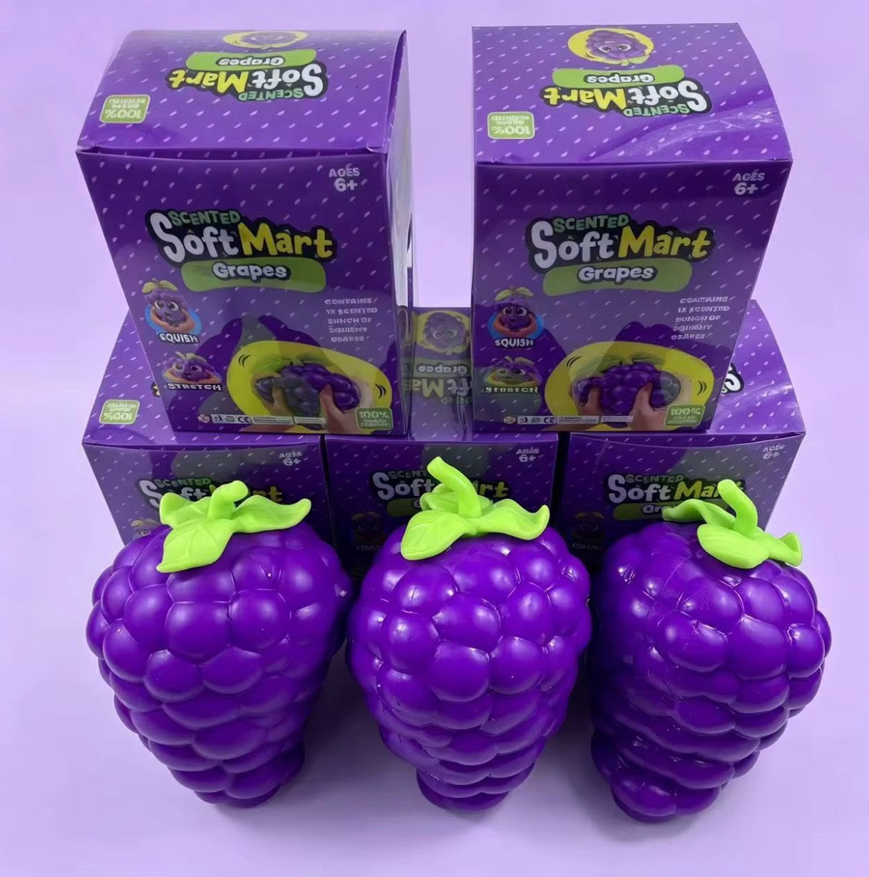 Jumbo Grape Squishy